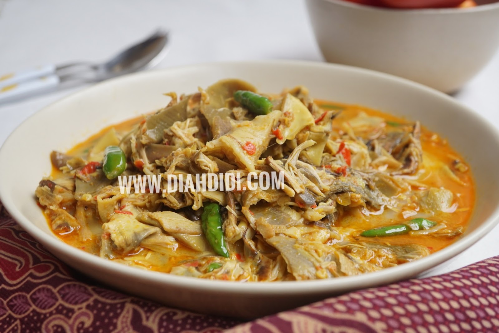 Masak yan jantung pisang lemak