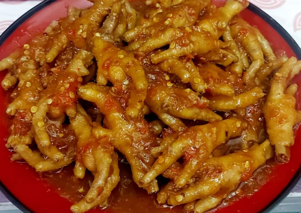 Ceker kaki ayam pedas manis resep ketagihan membuat empuk